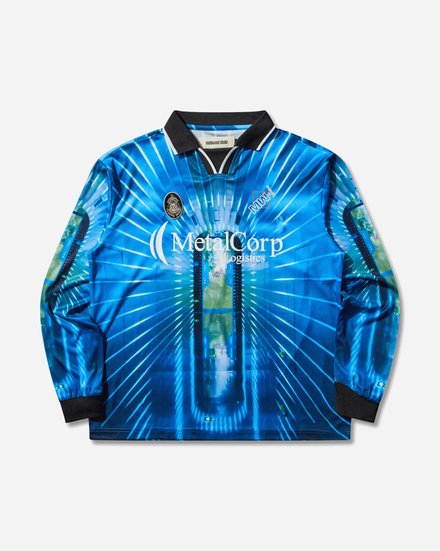 Metalwood Studio Ktv Longsleeve Jersey Blue Knitwears Sweaters MWS25-04-105 BLU