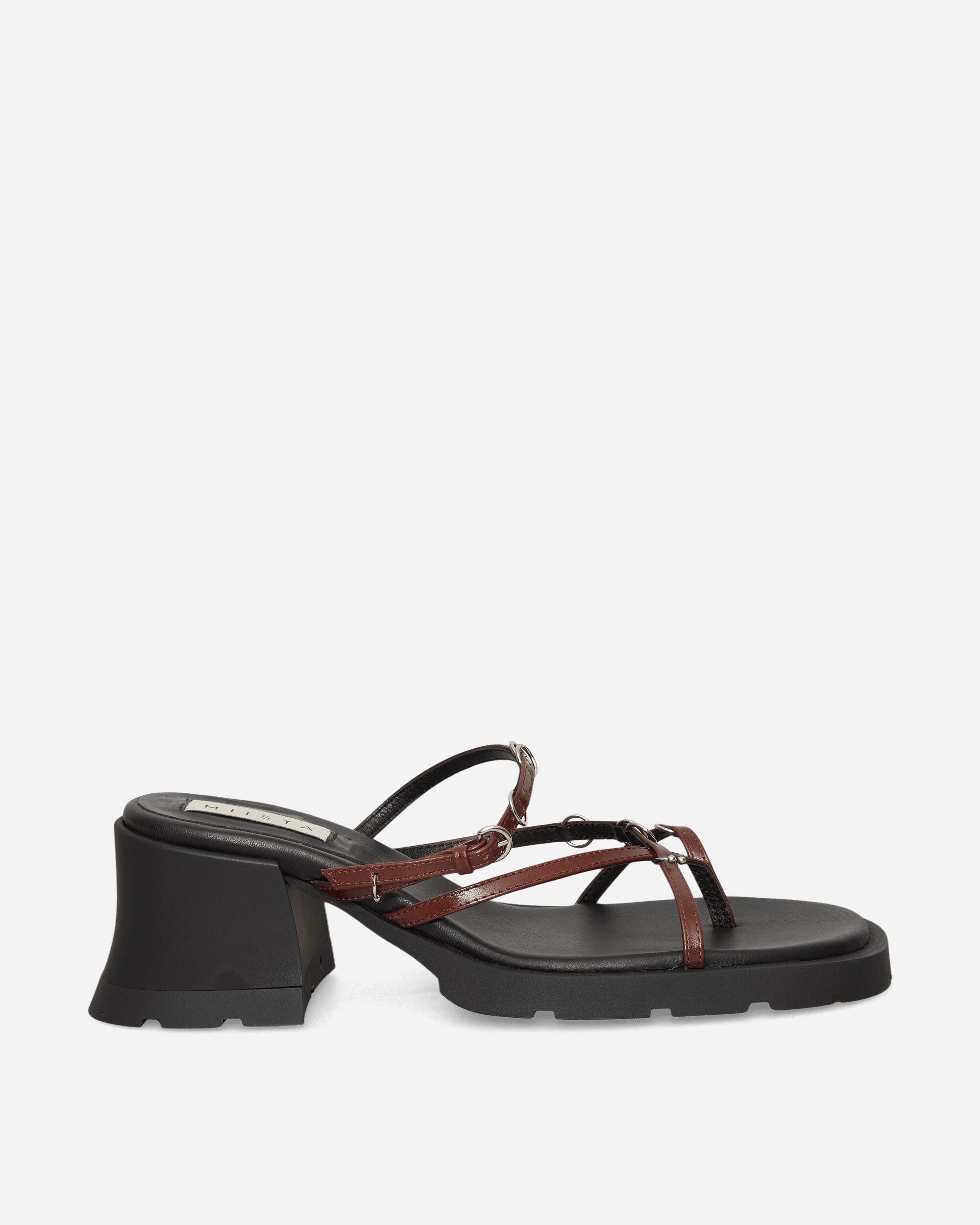 Miista Wmns Jaslene Brown Sandals Brown Sandals and Slides Sandals and Mules E8-3903 Brown