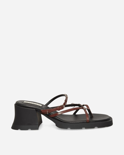 Miista Wmns Jaslene Brown Sandals Brown Sandals and Slides Sandals and Mules E8-3903 Brown