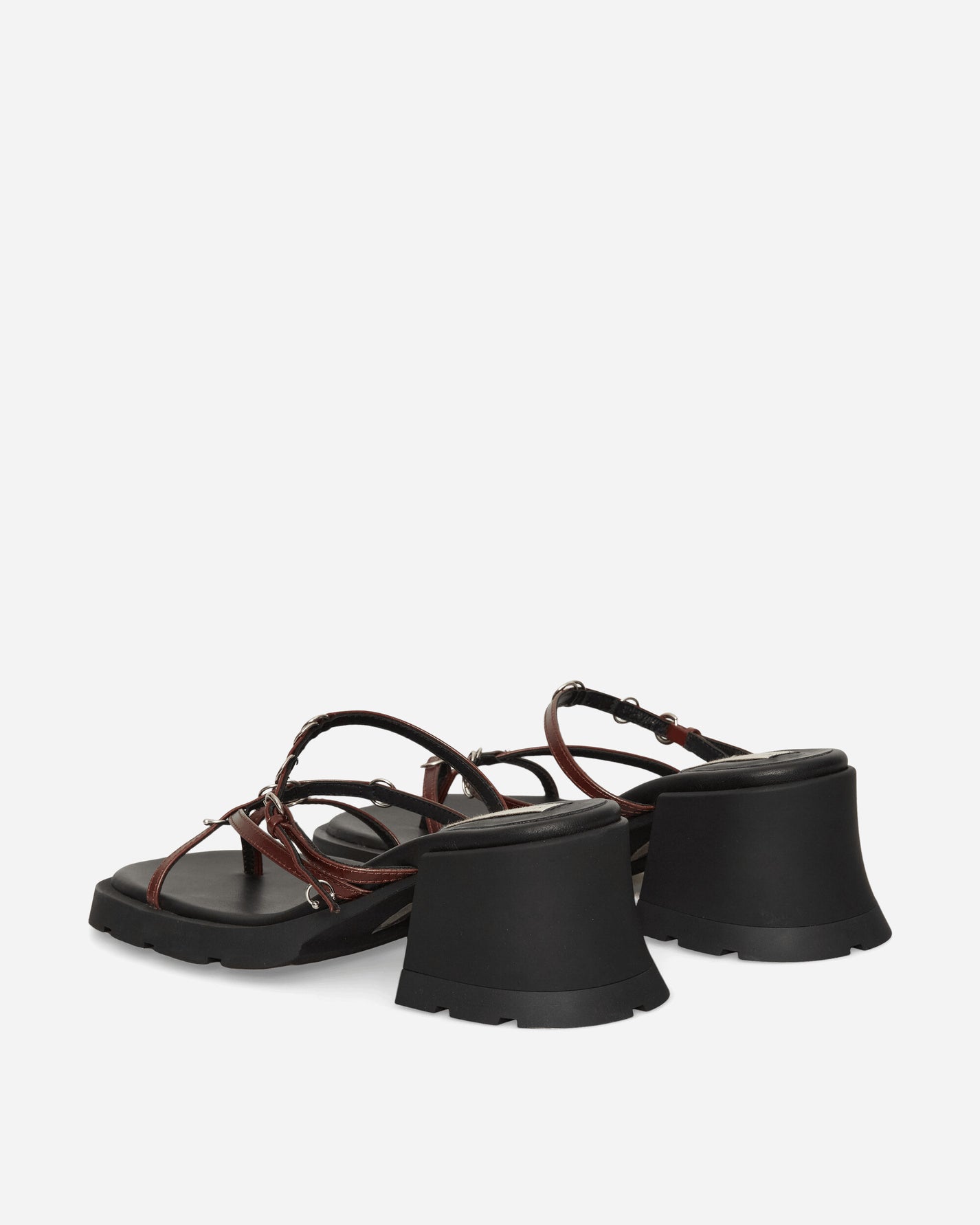 Miista Wmns Jaslene Brown Sandals Brown Sandals and Slides Sandals and Mules E8-3903 Brown