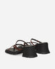 Miista Wmns Jaslene Brown Sandals Brown Sandals and Slides Sandals and Mules E8-3903 Brown