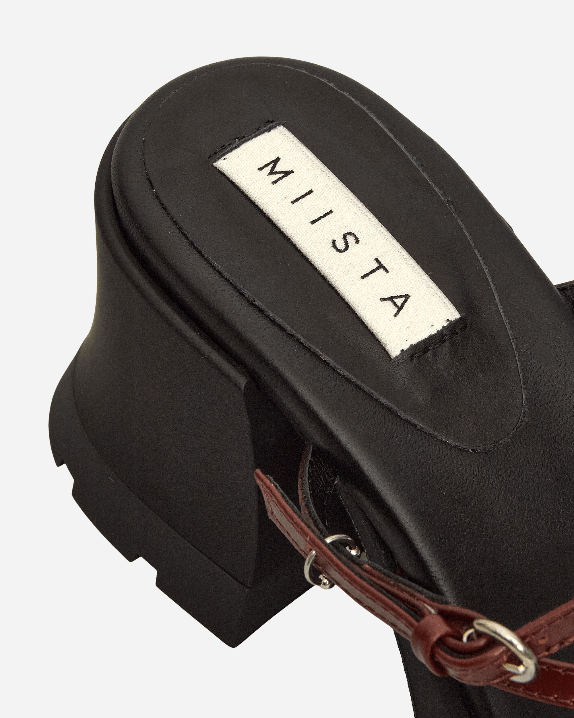 Miista Wmns Jaslene Brown Sandals Brown Sandals and Slides Sandals and Mules E8-3903 Brown