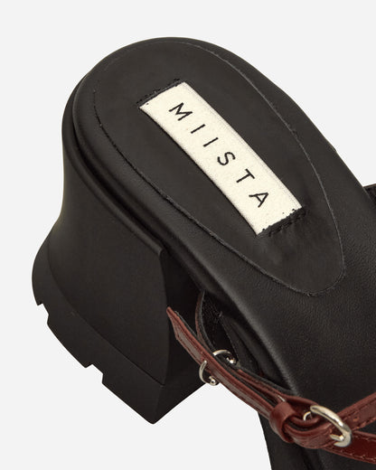 Miista Wmns Jaslene Brown Sandals Brown Sandals and Slides Sandals and Mules E8-3903 Brown