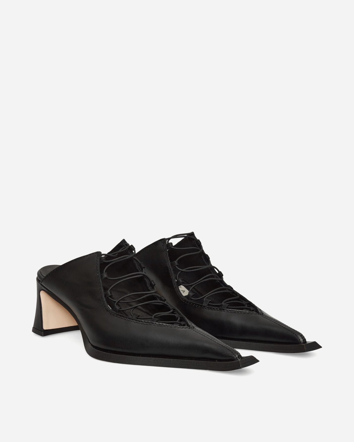 Miista Wmns Sherri Black Mules Black Sandals and Slides Sandals and Mules MI-5896 Black