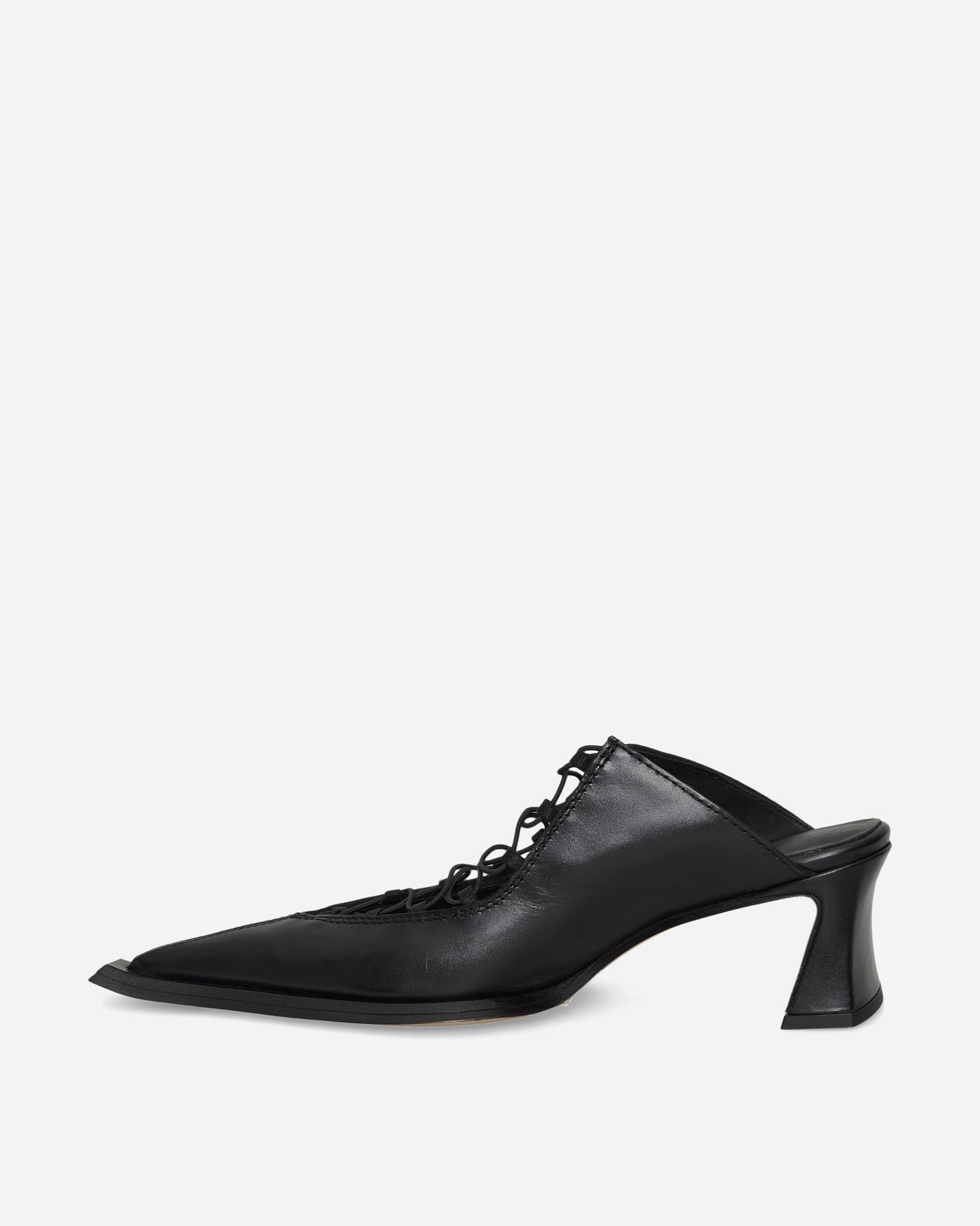 Miista Wmns Sherri Black Mules Black Sandals and Slides Sandals and Mules MI-5896 Black