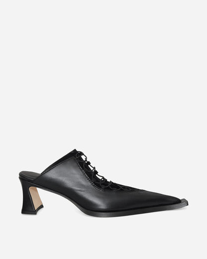 Miista Wmns Sherri Black Mules Black Sandals and Slides Sandals and Mules MI-5896 Black