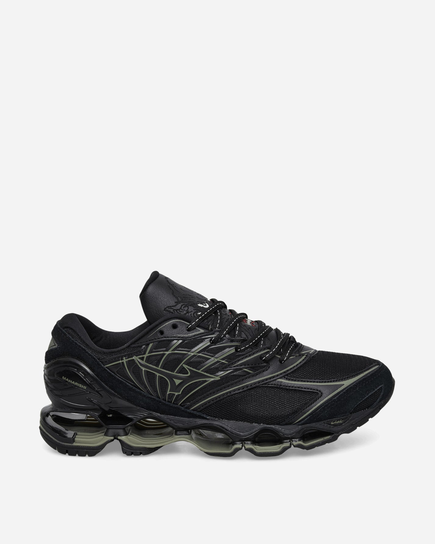 Mizuno Shoe Sl Wave Prophecy Maharish Black/Black/Metallic Gray Sneakers Low D1GD2617-01