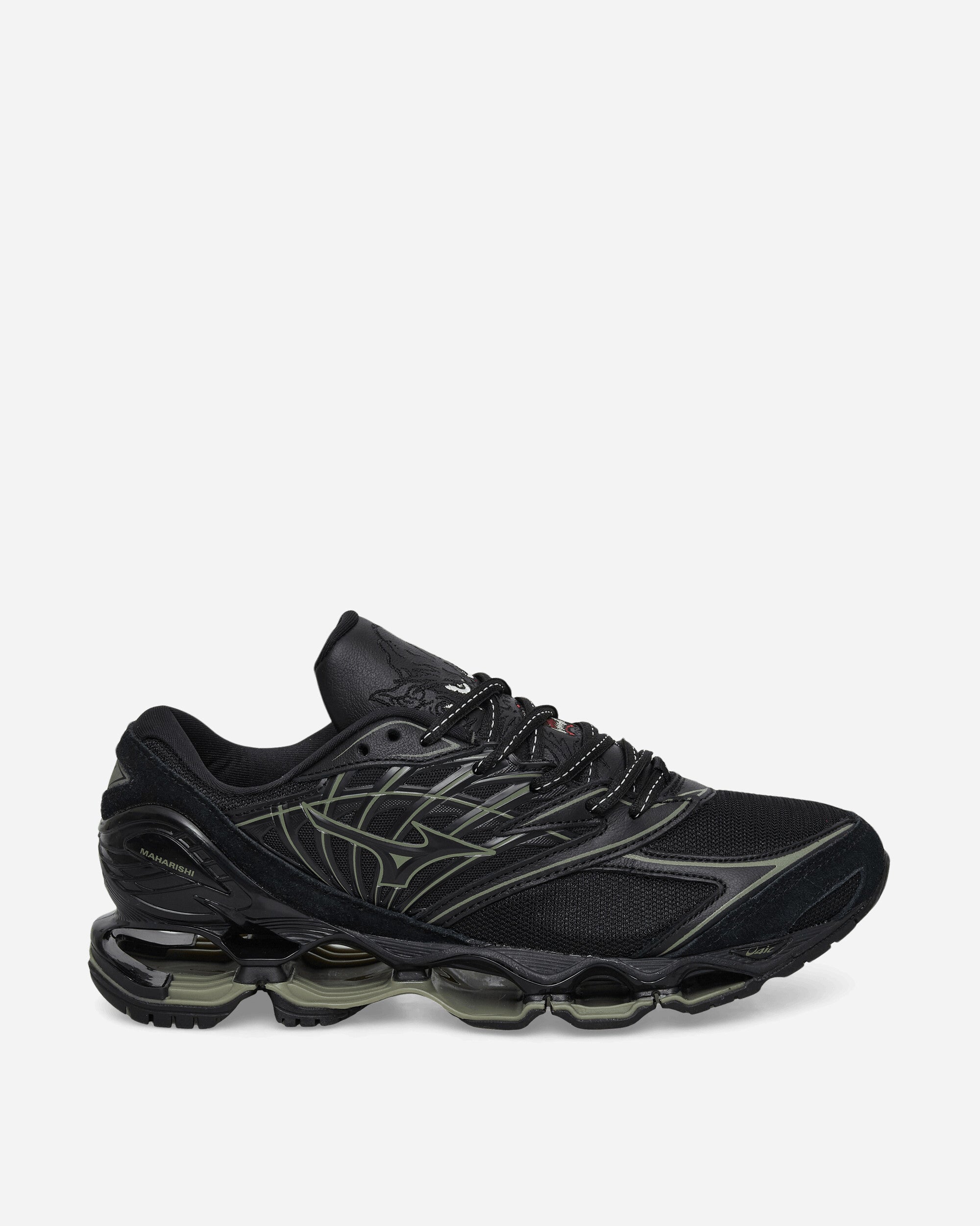 Mizuno Shoe Sl Wave Prophecy Maharish Black/Black/Metallic Gray Sneakers Low D1GD2617-01