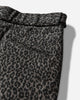 Needles Side Tab Tucked Trouser  Leopard Jacquard Charcoal Pants Casual RW139 GREY