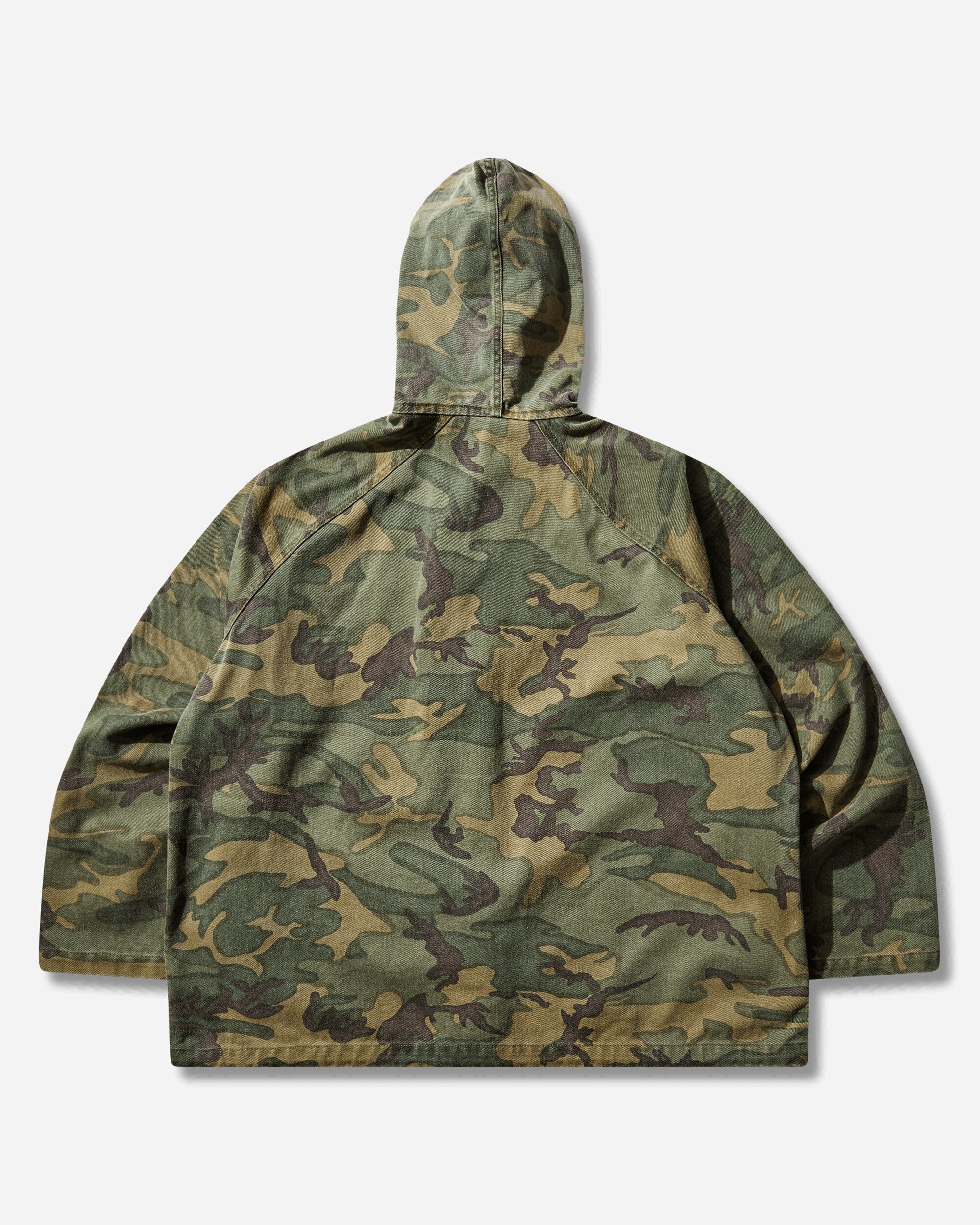 Needles Reversible Hooded Coat Camo Twill Camo Coats and Jackets Denim Jackets SX143 101487397