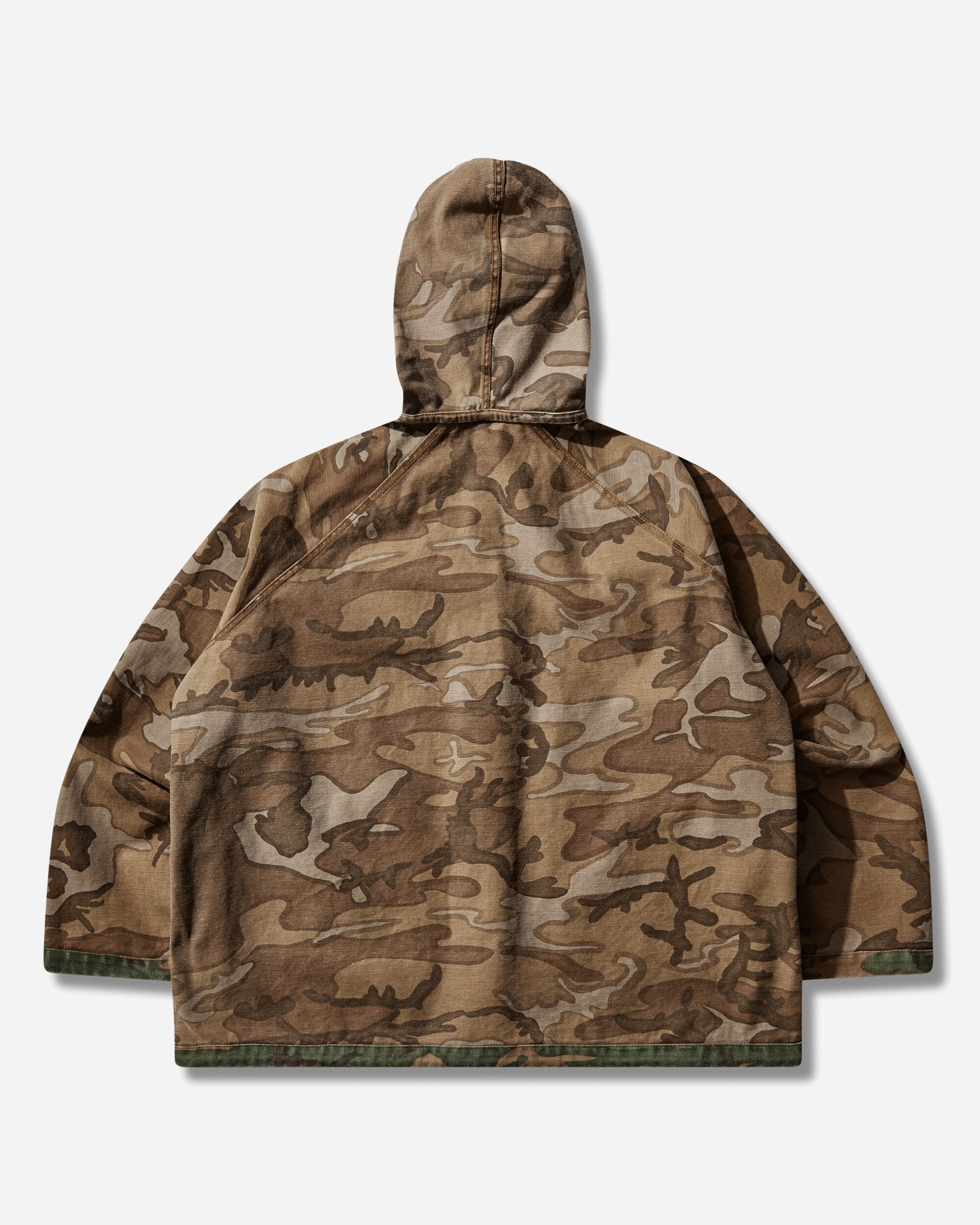 Needles Reversible Hooded Coat Camo Twill Camo Coats and Jackets Denim Jackets SX143 101487397