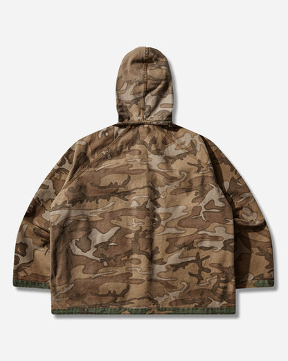 Needles Reversible Hooded Coat Camo Twill Camo Coats and Jackets Denim Jackets SX143 101487397