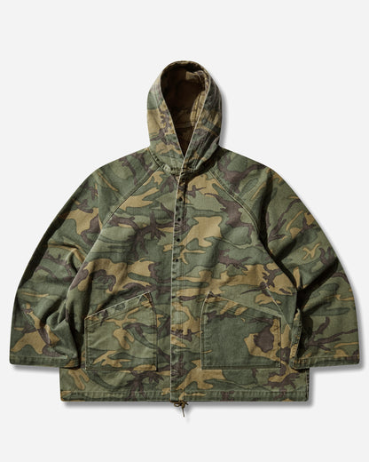 Needles Reversible Hooded Coat Camo Twill Camo Coats and Jackets Denim Jackets SX143 101487397