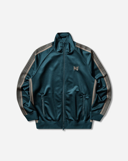 Needles Track Jacket Poly Smooth B/Green Coats and Jackets Jackets SX404 101487818