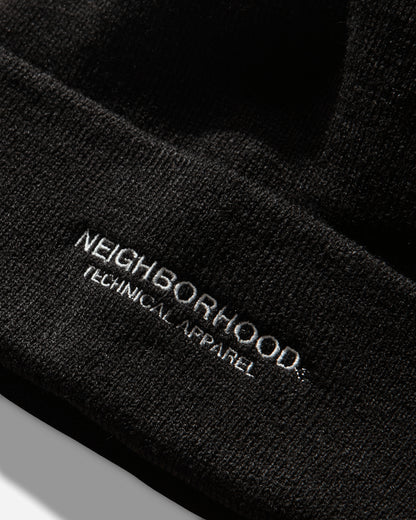 Neighborhood Beanie Black Hats Beanies 261YGNH-HT01 BLACK
