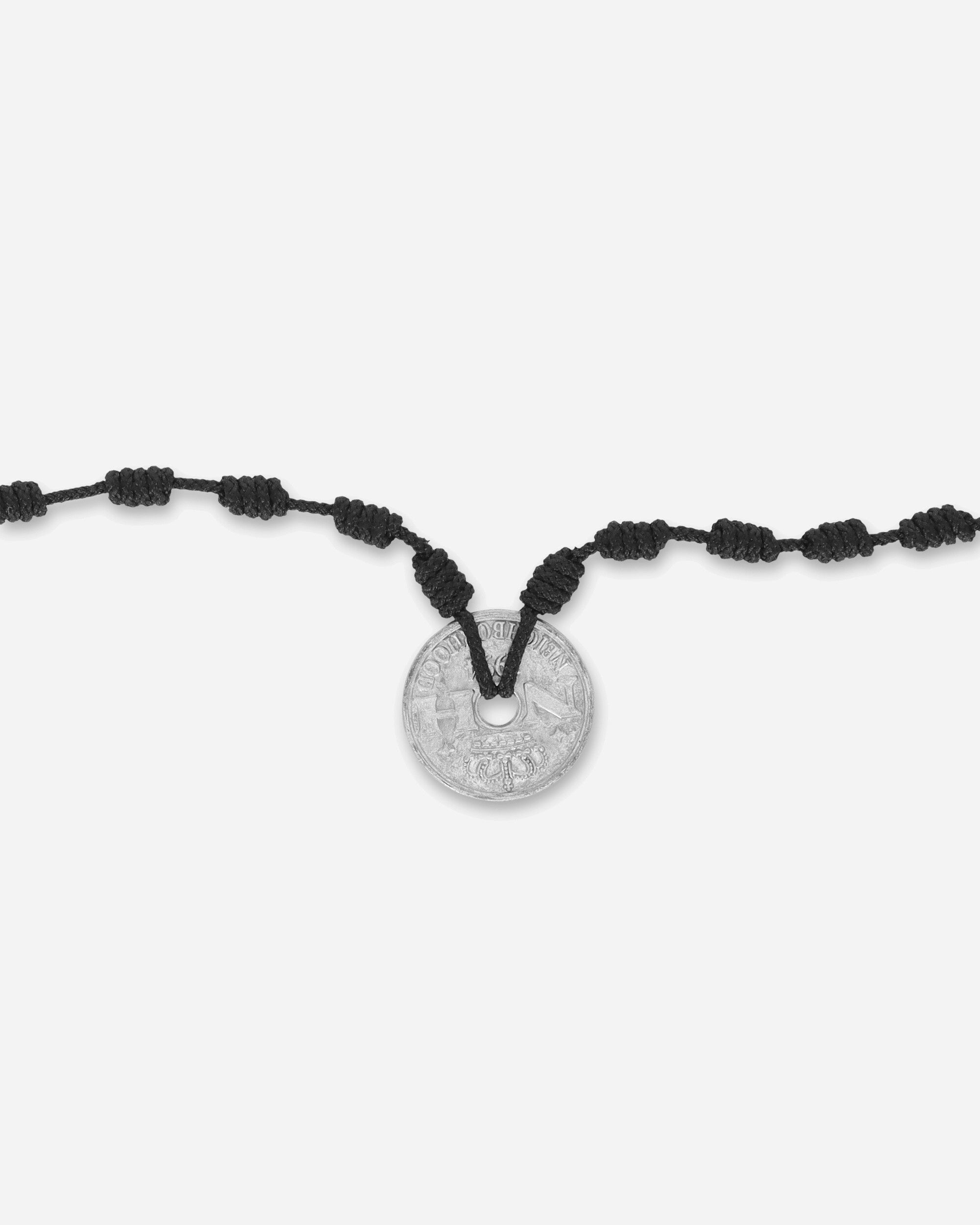 Neighborhood Cord Coin Necklace Black Jewellery Necklaces 251MYNH-AC03 BK