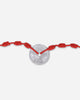 Neighborhood Cord Coin Necklace Red Jewellery Necklaces 251MYNH-AC03 RE
