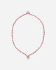 Neighborhood Cord Coin Necklace Red Jewellery Necklaces 251MYNH-AC03 RE