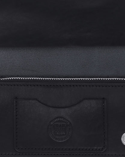 Neighborhood Leather Trucker Wallet Black Wallets and Cardholders Wallets 261PKNH-AC03 BLACK