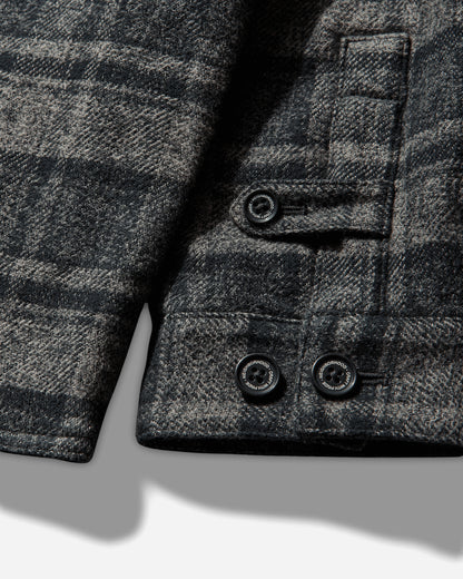 Neighborhood Check Zip Jacket Black Coats and Jackets Bomber Jackets 252TGNH-JKM03 BLACK