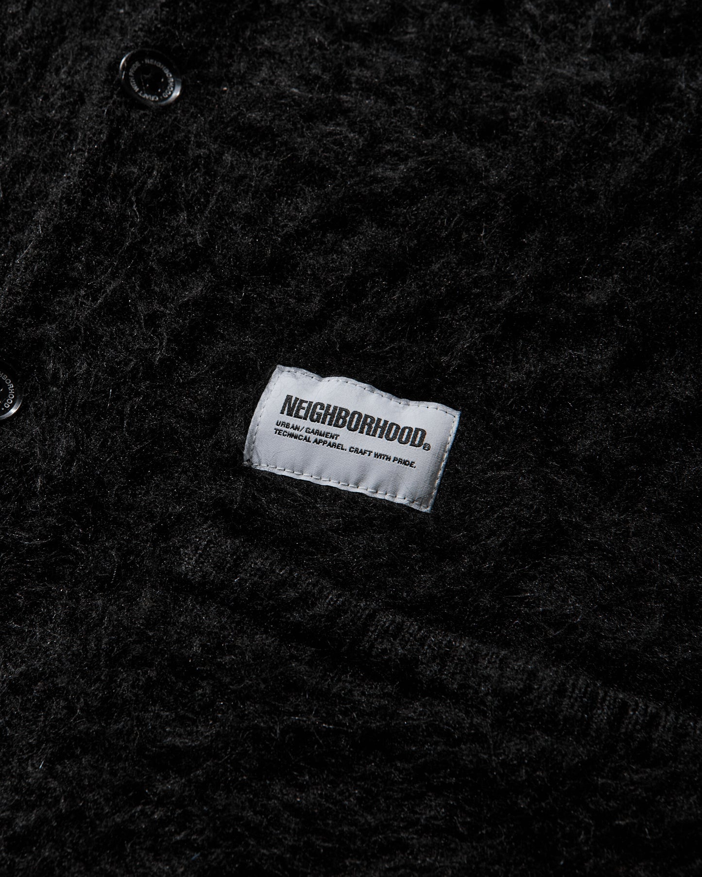 Neighborhood Mohair Cardigan Black Knitwears Cardigans 25213NH-KNM01 BLACK