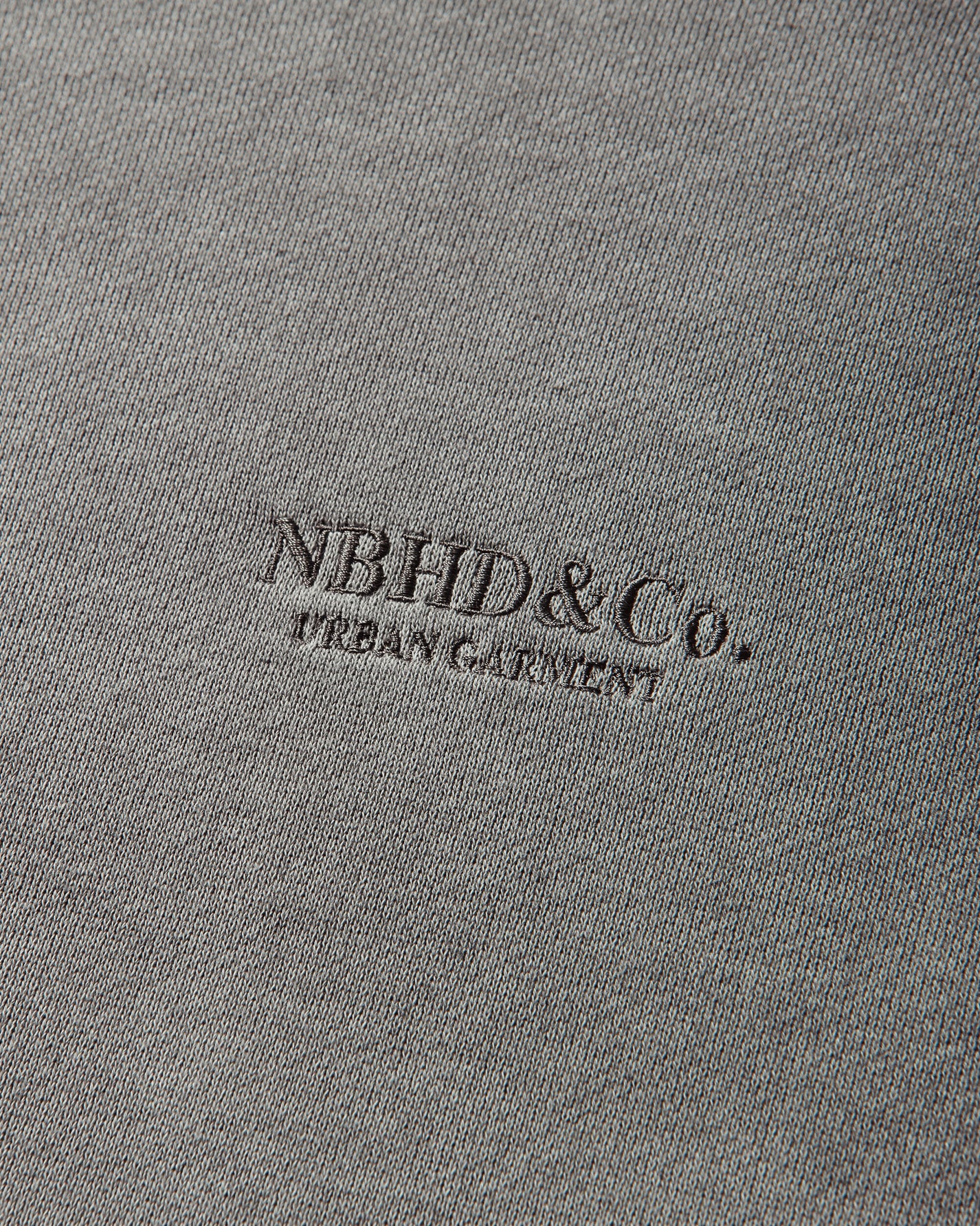 Neighborhood Pigment Dyed Sweat Shirt Ls Gray Sweatshirts Crewneck 261FPNH-CSM01 GRAY