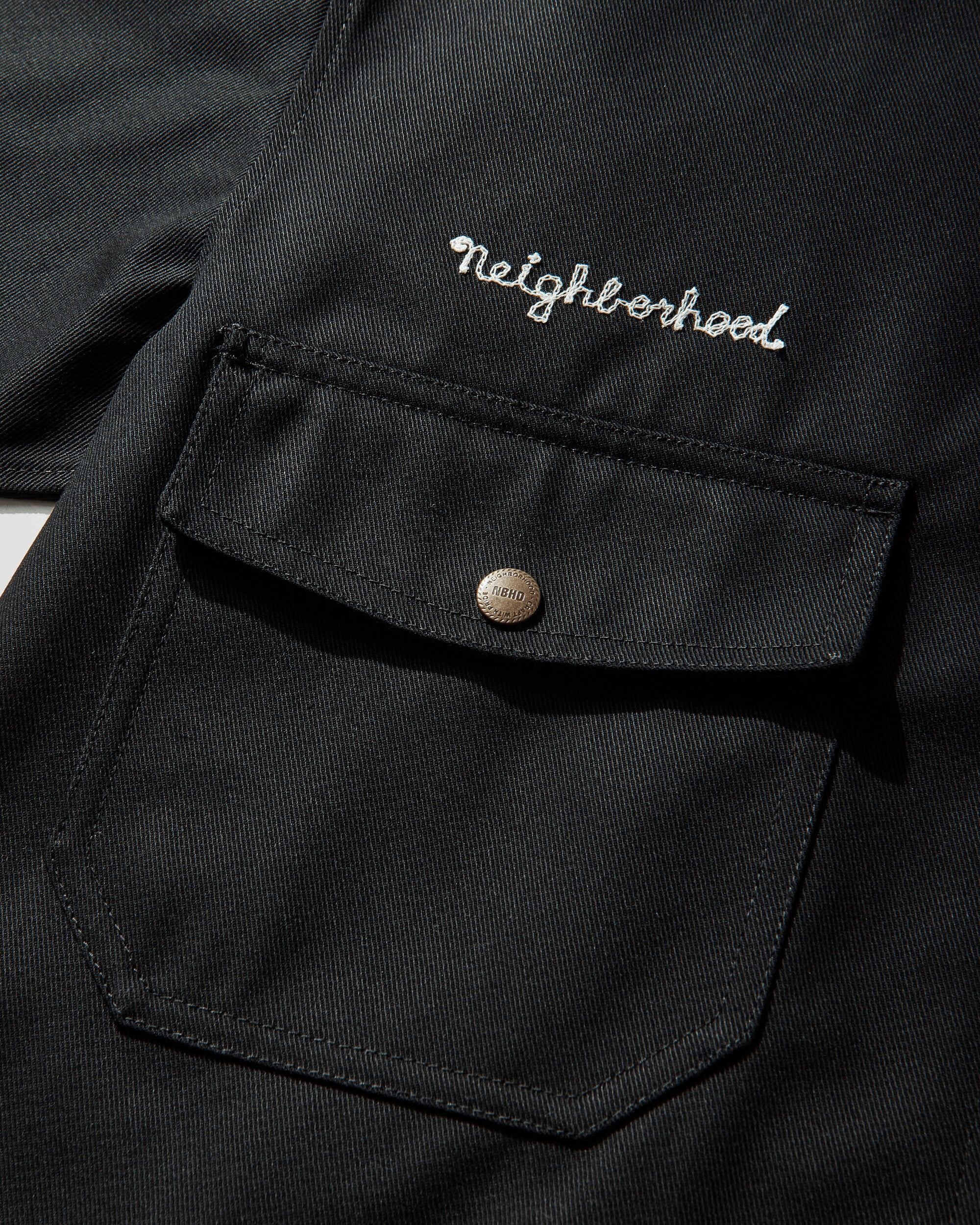 Neighborhood Zip Work Jacket Black Coats and Jackets Jackets 261TSNH-JKM03 BLACK