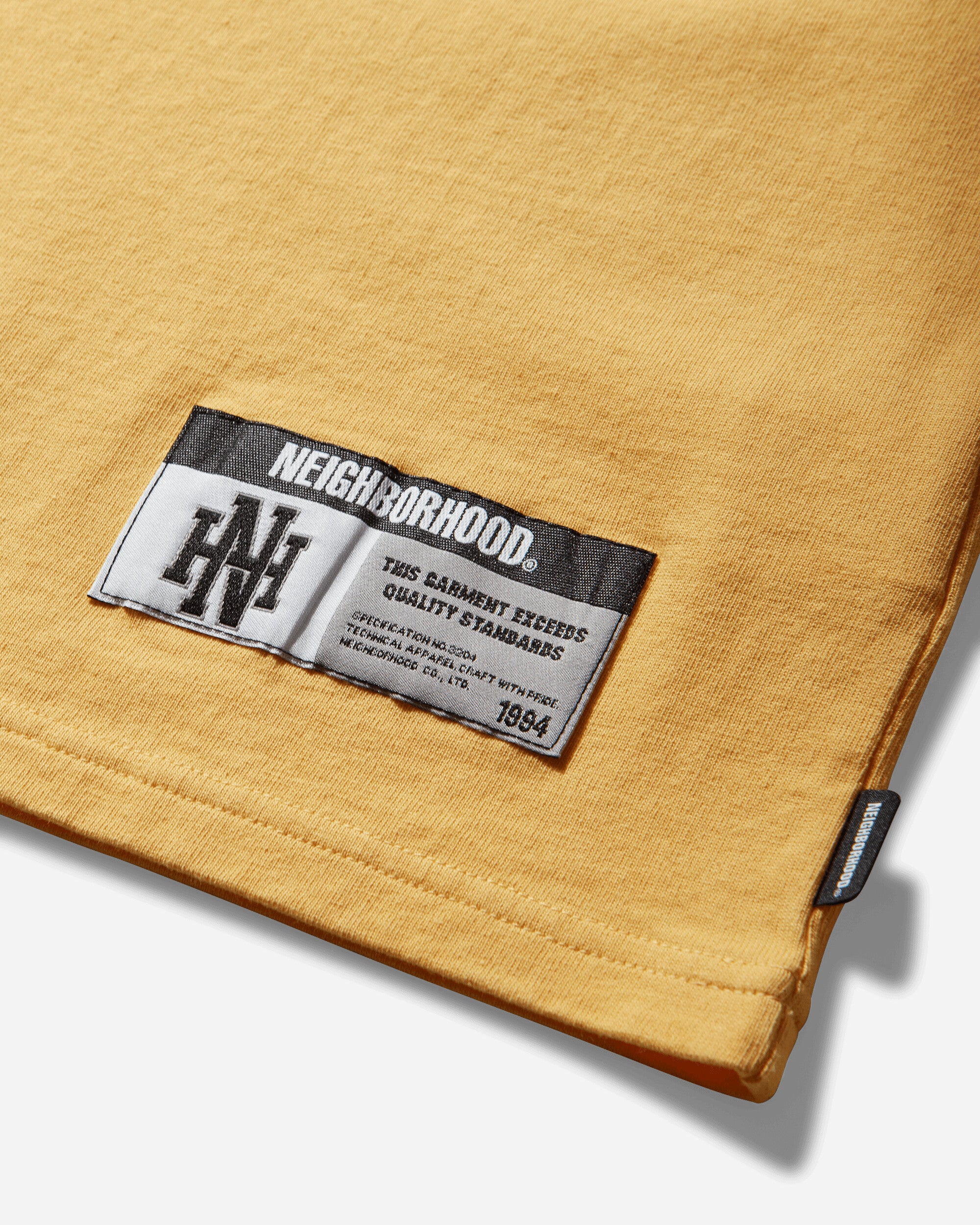 Neighborhood Football Shirt Ls Yellow T-Shirts Longsleeve 261FPNH-CSM11 YELLOW