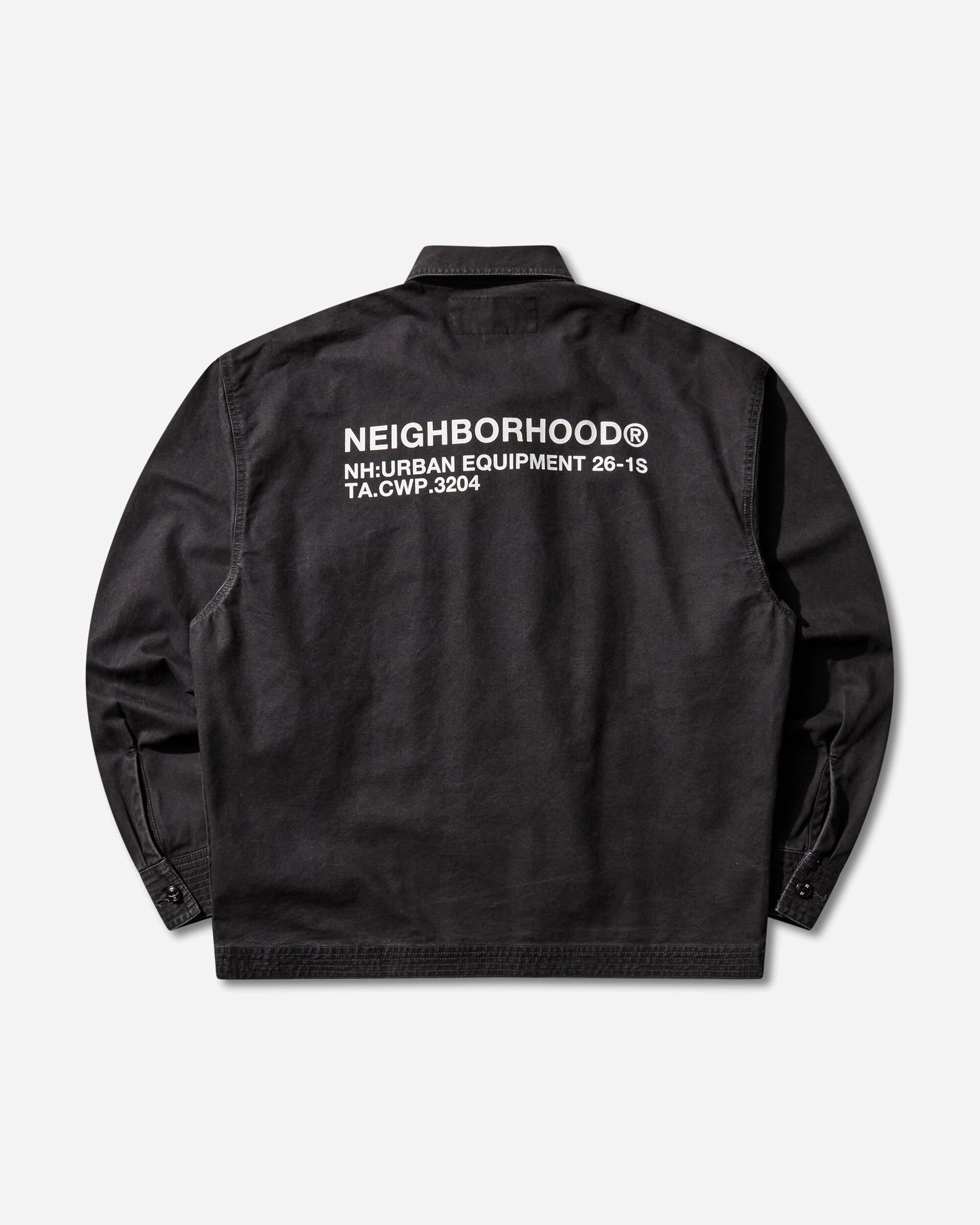Neighborhood Zip Field Shirt Ls Black Shirts Longsleeve Shirt 261AQNH-SHM06 BLACK