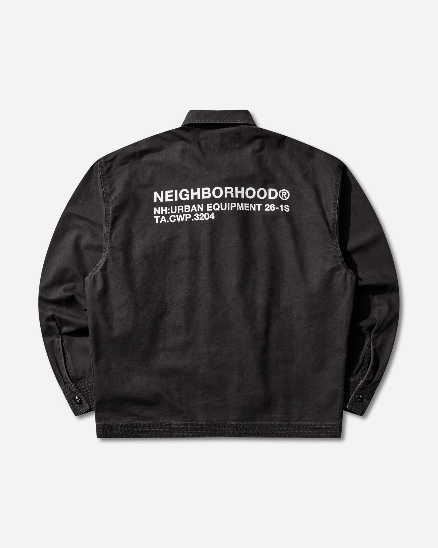 Neighborhood Zip Field Shirt Ls Black Shirts Longsleeve Shirt 261AQNH-SHM06 BLACK