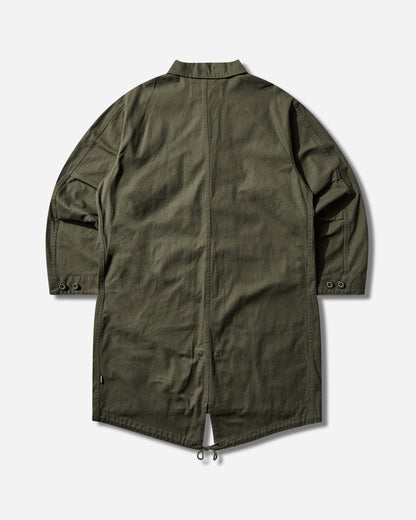 Neighborhood Fishtail Field Coat Olive Coats and Jackets Parka Jackets 261TSNH-JKM08 OLIVE