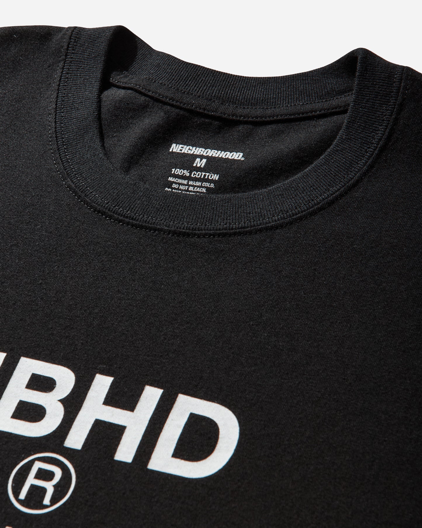 Neighborhood Nh . Tee Ss-8 Black T-Shirts Shortsleeve 261PCNH-ST08 BLACK