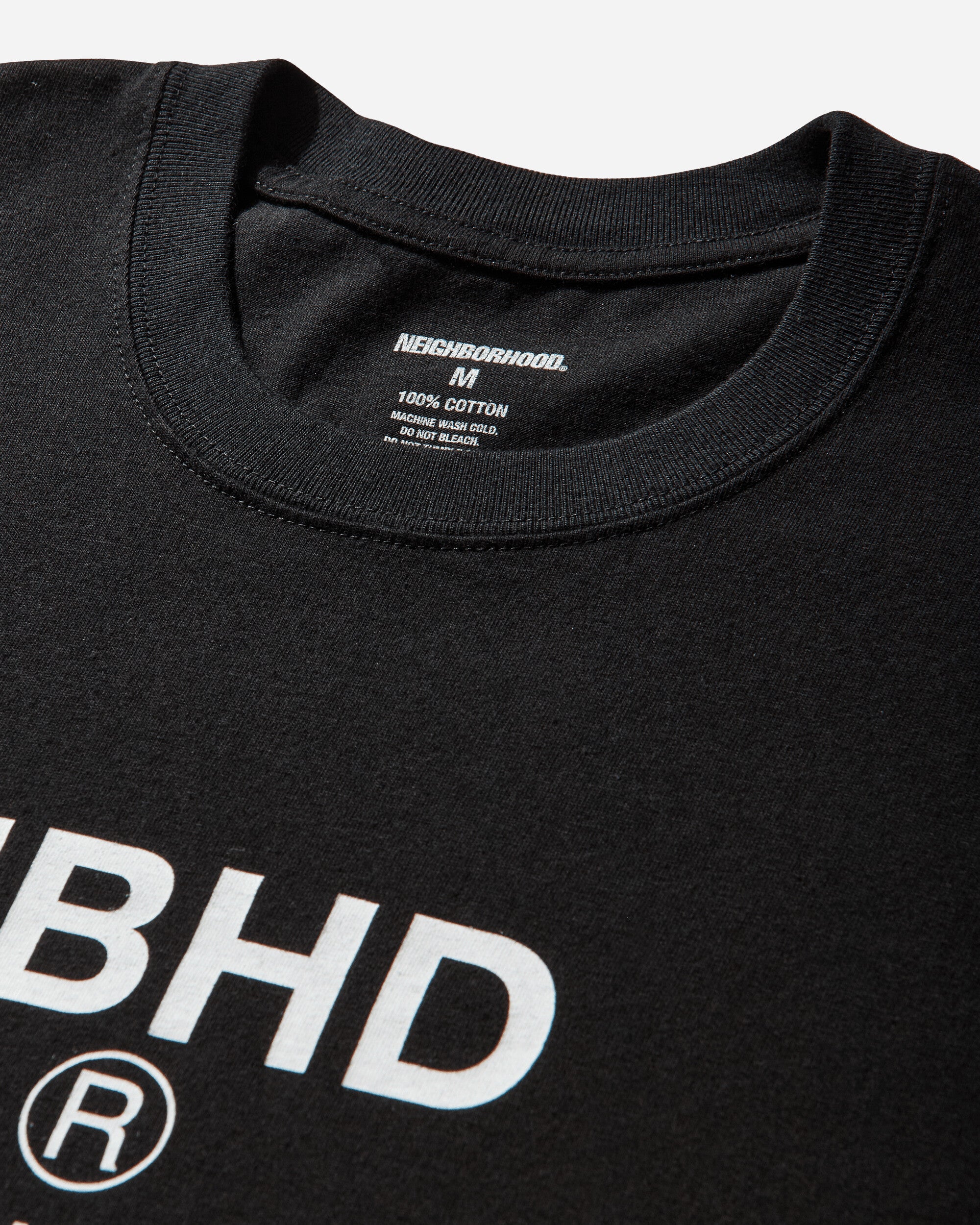 Neighborhood Nh . Tee Ss-8 Black T-Shirts Shortsleeve 261PCNH-ST08 BLACK