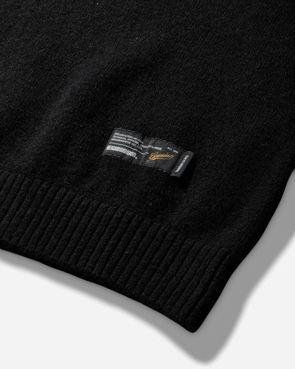 Neighborhood Plain Crewneck Sweater Black Knitwears Sweaters 252FUNH-KNM03 BLACK