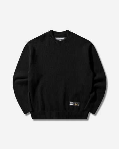 Neighborhood Plain Crewneck Sweater Black Knitwears Sweaters 252FUNH-KNM03 BLACK