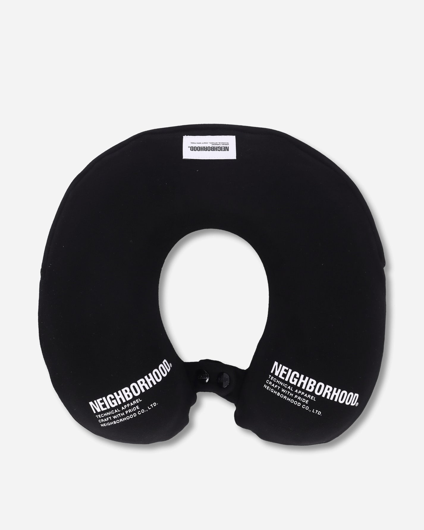 Neighborhood Logo Neck Pillow Black Home Decor Cushions 252MYNH-AC02 BLACK