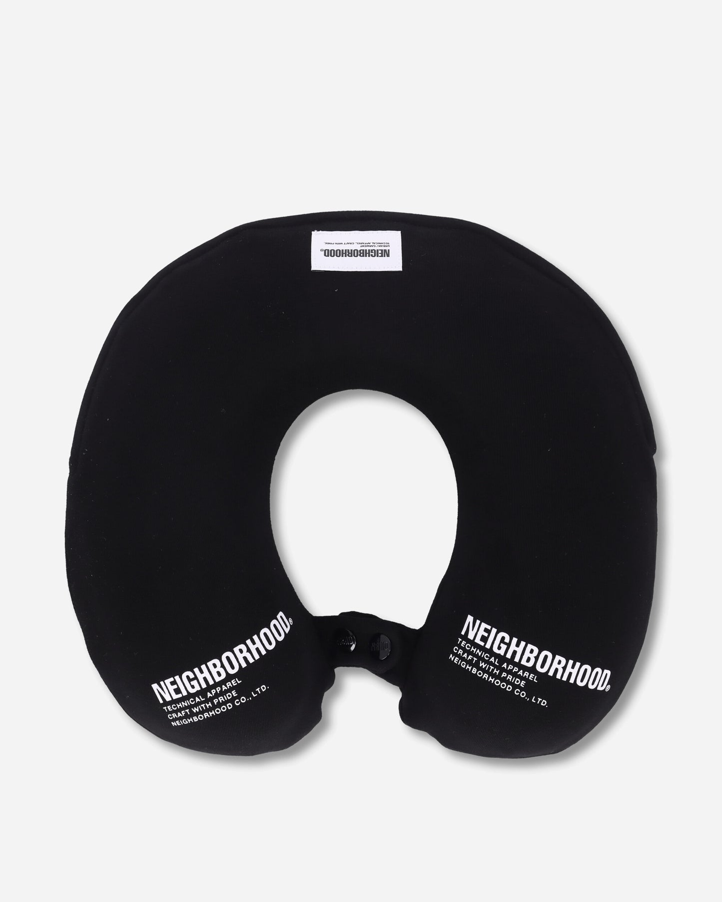 Neighborhood Logo Neck Pillow Black Home Decor Cushions 252MYNH-AC02 BLACK