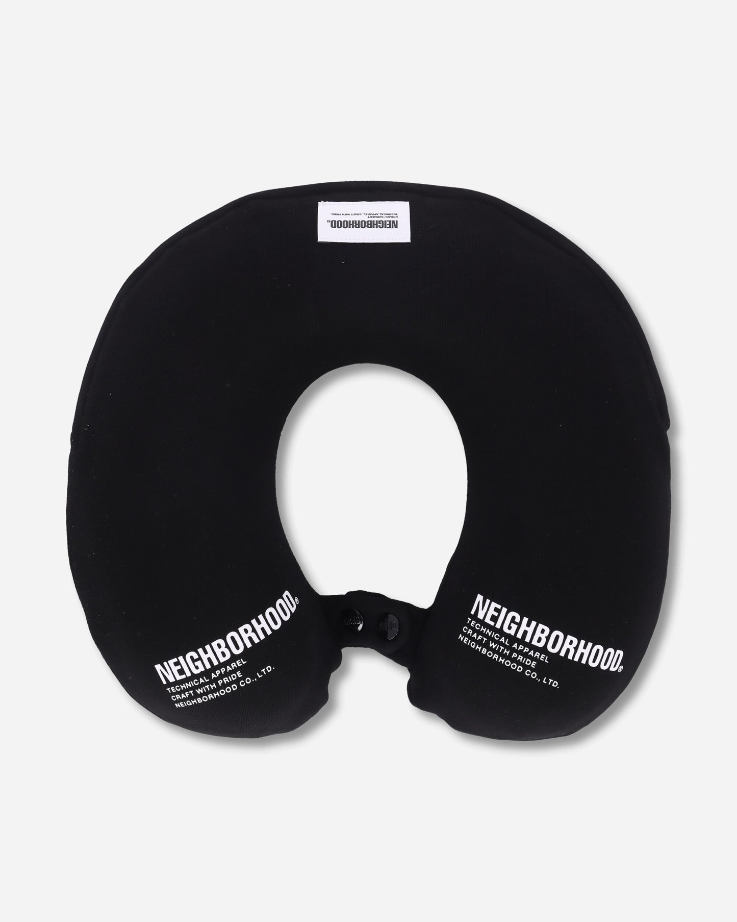 Neighborhood Logo Neck Pillow Black Home Decor Cushions 252MYNH-AC02 BLACK
