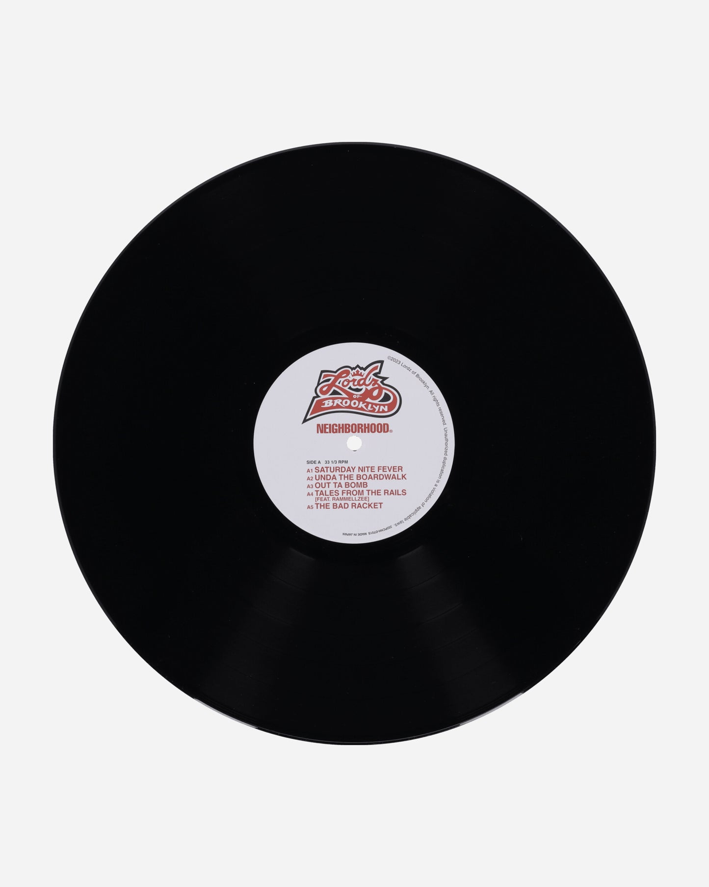 Neighborhood Nh × Lordz Of Brooklyn . Box Set White Music Vinyls 232PCNH-OT01S WH