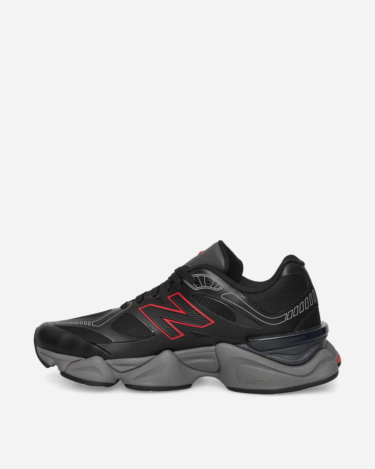 New Balance U90606LE Black/Fire Cracker Sneakers Low U90606LE