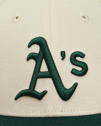 New Era Colour Block 9Forty Oakath Ltcdkg Light Beige Hats Caps 60595214 270