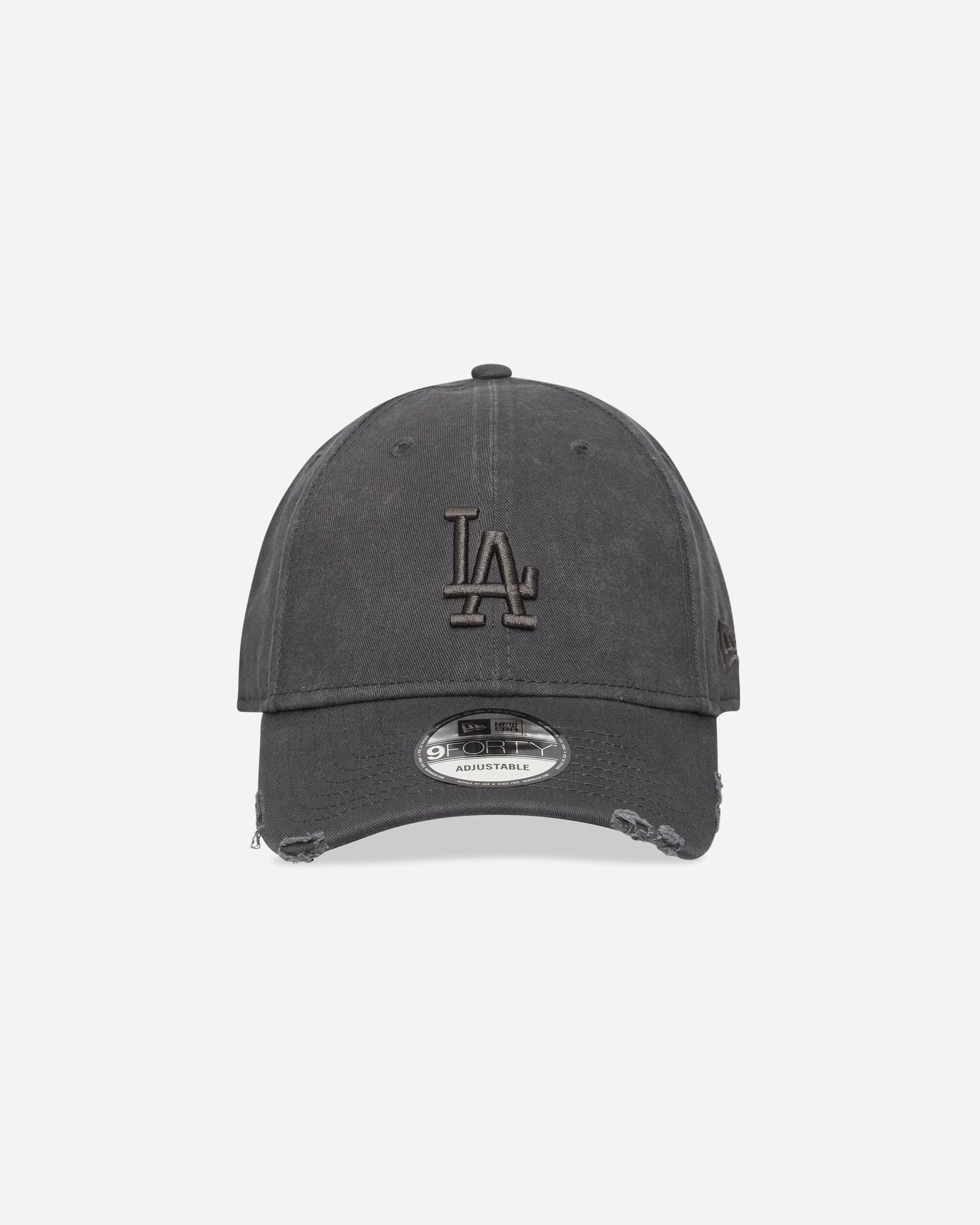 New Era Wash Distress 9Forty Losdod Stc Charcoal Hats Caps 60771828 010