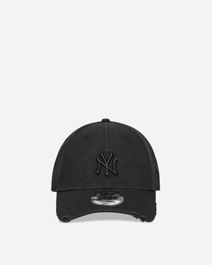 New Era Wash Distress 9Forty Neyyan Blk Black Hats Caps 60771831 001