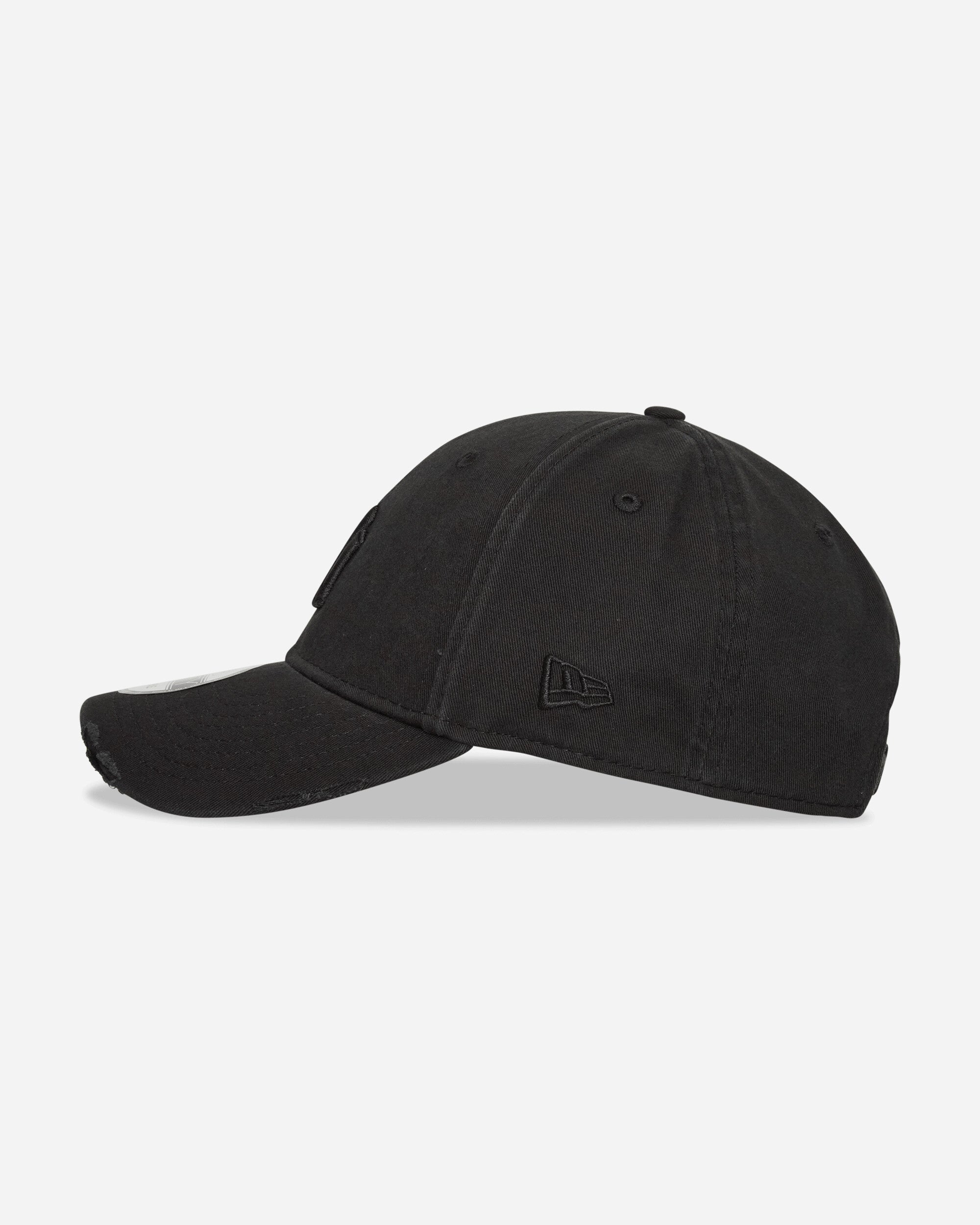 New Era Wash Distress 9Forty Neyyan Blk Black Hats Caps 60771831 001
