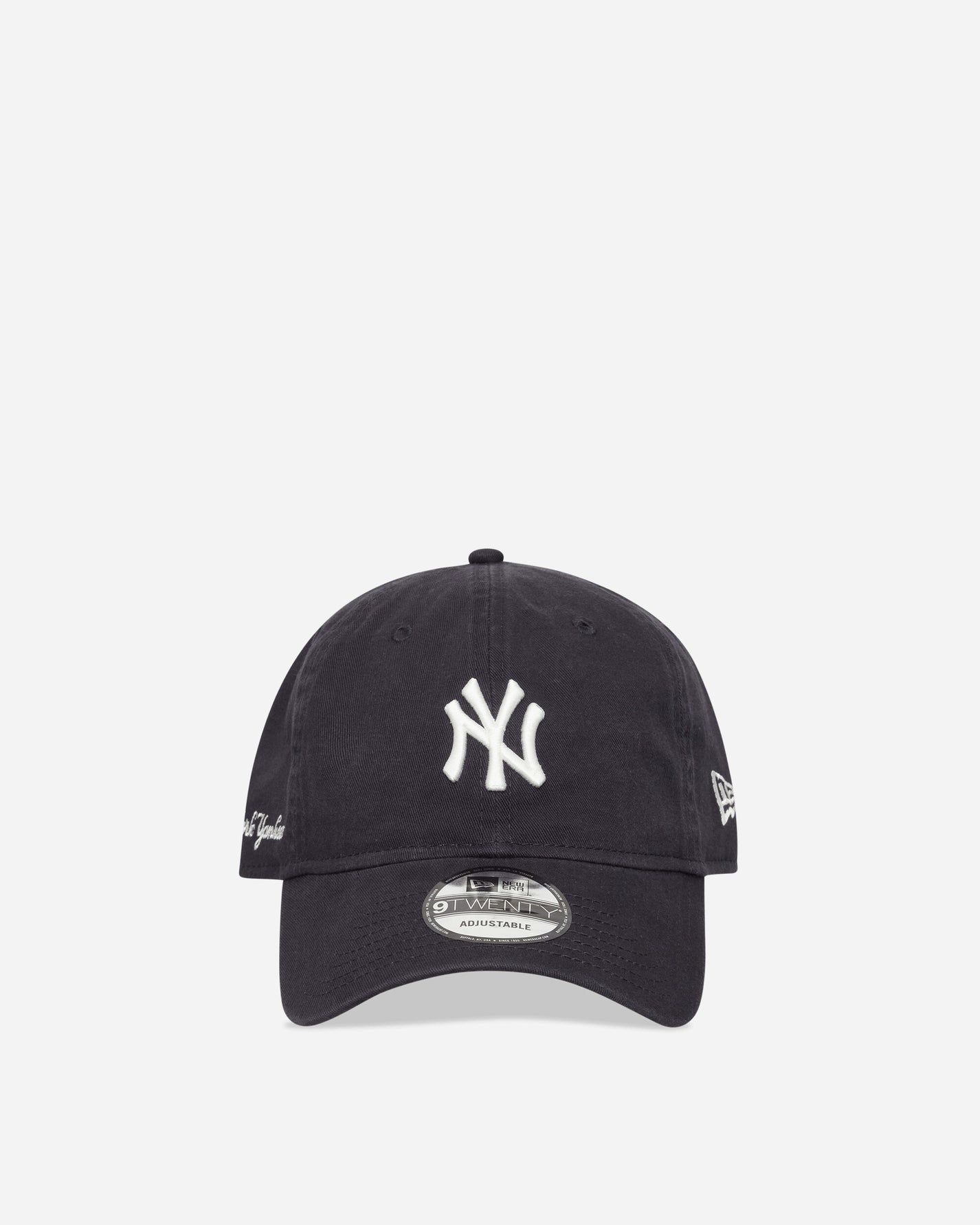 New Era Washed Script 9Twenty Neyyan Nvy Navy Hats Caps 60771799 410