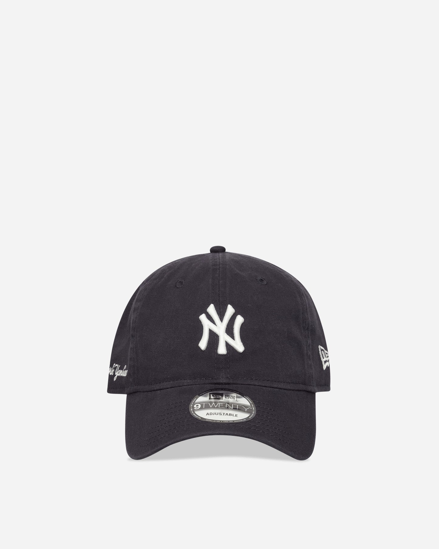 New Era Washed Script 9Twenty Neyyan Nvy Navy Hats Caps 60771799 410