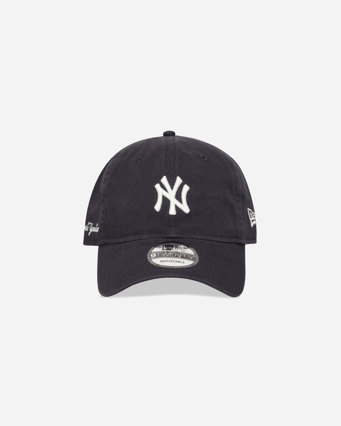 New Era Washed Script 9Twenty Neyyan Nvy Navy Hats Caps 60771799 410