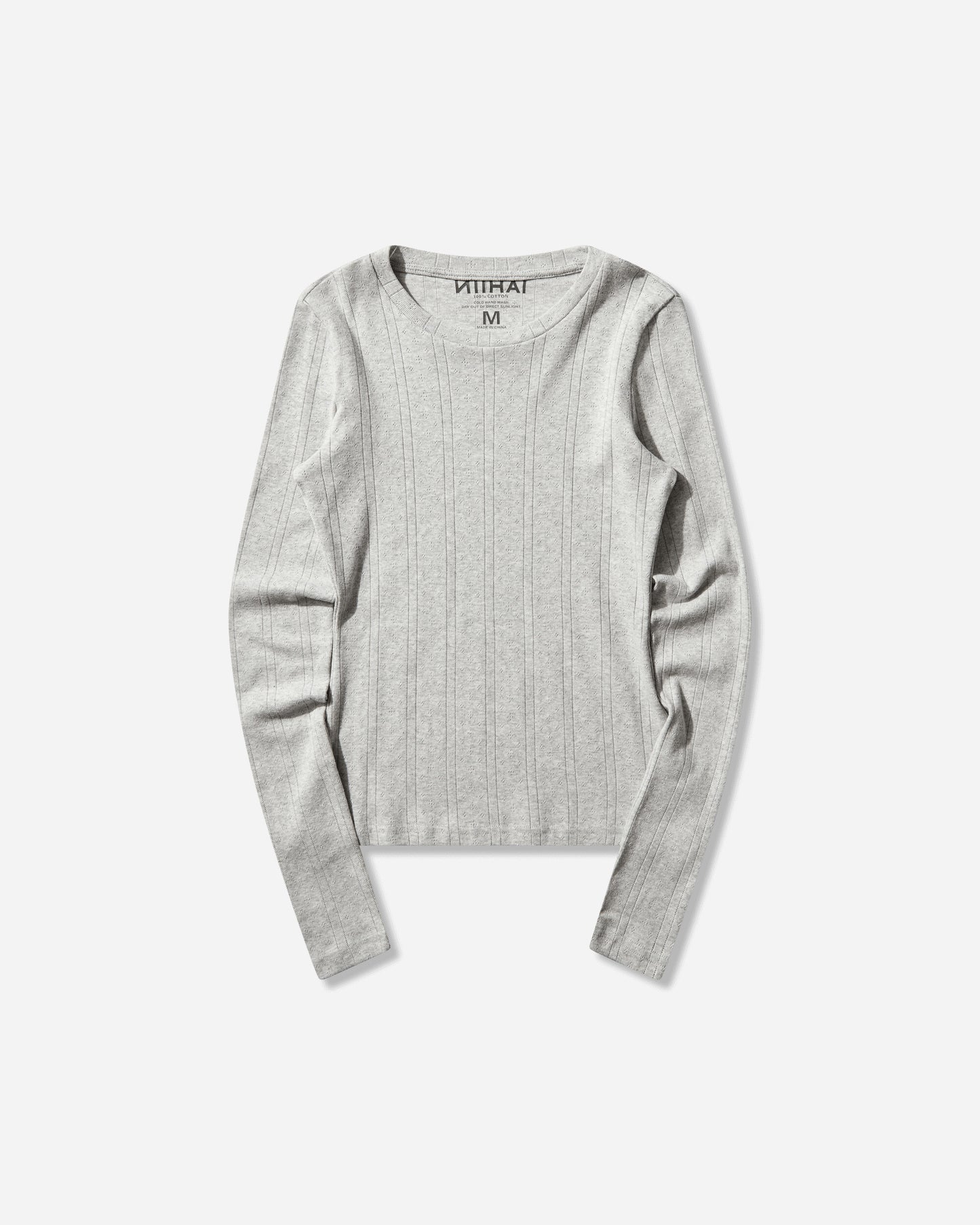 Nii Hai Wmns Daisy Long Sleeve In Grey Marl Gray Knitwears Cardigans 2025014TPSDSYCTN GRY