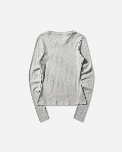 Nii Hai Wmns Daisy Long Sleeve In Grey Marl Gray Knitwears Cardigans 2025014TPSDSYCTN GRY