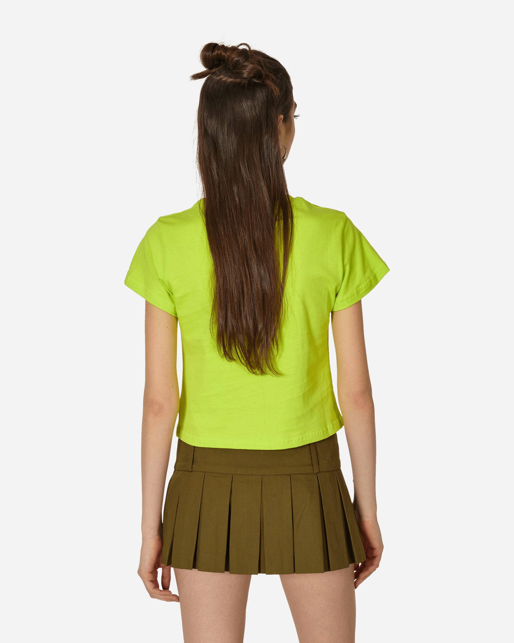 Nii Hai Wmns High Star Baby Tee In Neon Yellow Yellow T-Shirts Cropped TPS-HSB YLW